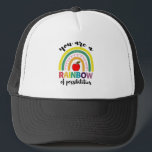 Gorra De Camionero Eres Un Arcoiris De Posibilidades De Profesores<br><div class="desc">Eres un arcoiris de posibilidades Divertido profesor,  profesor,  de vuelta a la escuela,  escuela,  educación,  aprendizaje,  enseñanza,  cosecha,  preescolar,  humor,  estudiante,  regalos para ella para los niños</div>