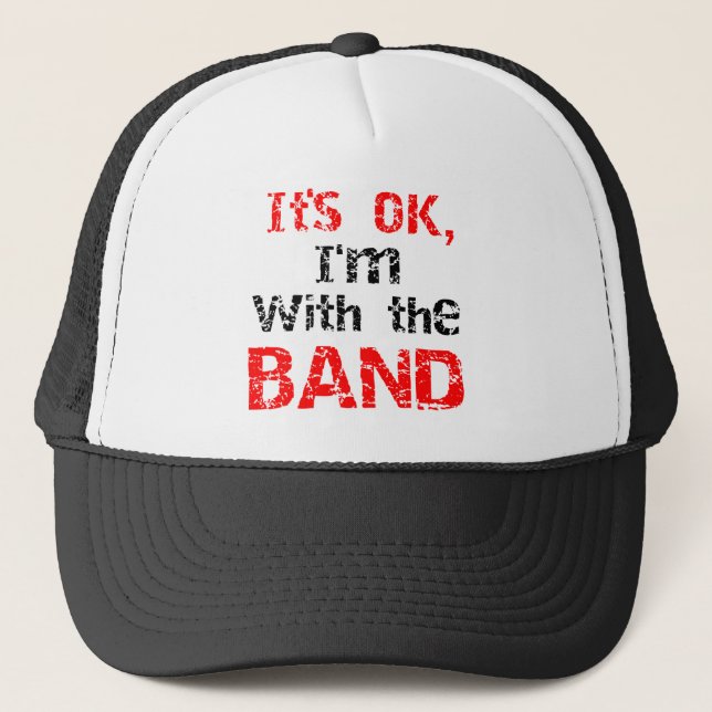 Gorra De Camionero Es ACEPTABLE, yo está con la banda (Anverso)
