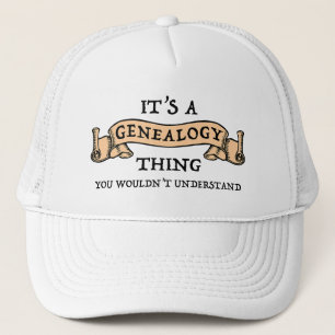 Gorra De Camionero Es algo genealógico - no lo entenderías