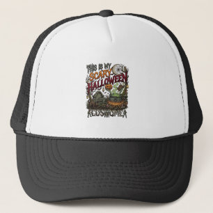 Gorra De Camionero Es Calabaza De Caldero De Disfraz De Halloween Esp