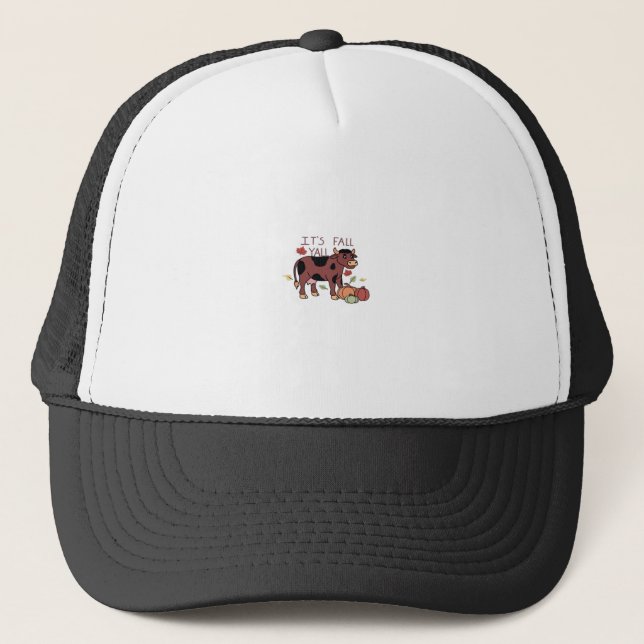 Gorra De Camionero Es el estilo retro de vaca otoño (Anverso)