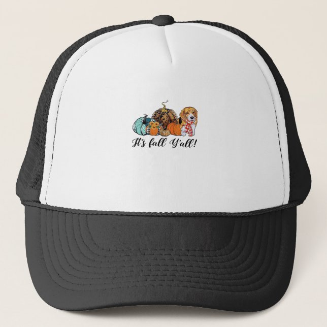 Gorra De Camionero Es Fall Y’all Beagle Cute Dog Lover Fall Thanksg (Anverso)