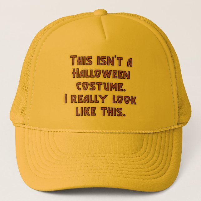 Gorra De Camionero Es gracioso que no sea un disfraz de Halloween (Anverso)