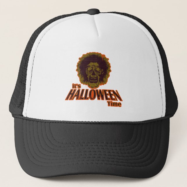 Gorra De Camionero Es hora de Halloween (Anverso)