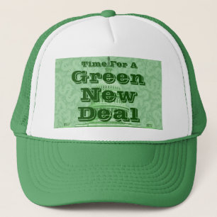 Gorra De Camionero Es hora de un nuevo acuerdo verde
