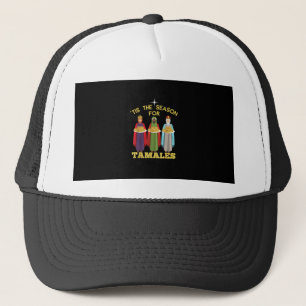 Gorra De Camionero Es la temporada de tamales divertida Navidad mexic
