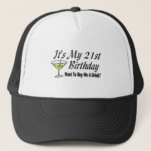 Gorra De Camionero Es mi 21ro cumpleaños