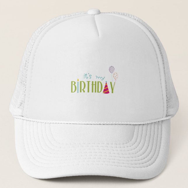Gorra De Camionero Es mi cumpleaños (Anverso)