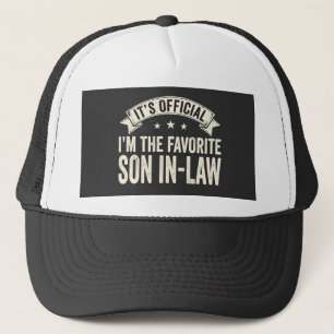 Gorra De Camionero Es oficial soy el yerno favorito divertido Vi