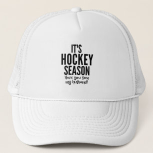 Gorra De Camionero Es temporada de hockey. ¿Has visto a mi marido?