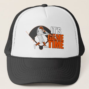 Gorra De Camionero Es tiempo de juego - Béisbol (Naranja)
