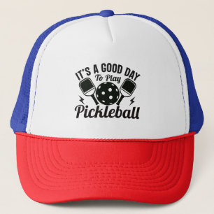 Gorra De Camionero Es Un Buen Día Para Jugar Al Pickleball