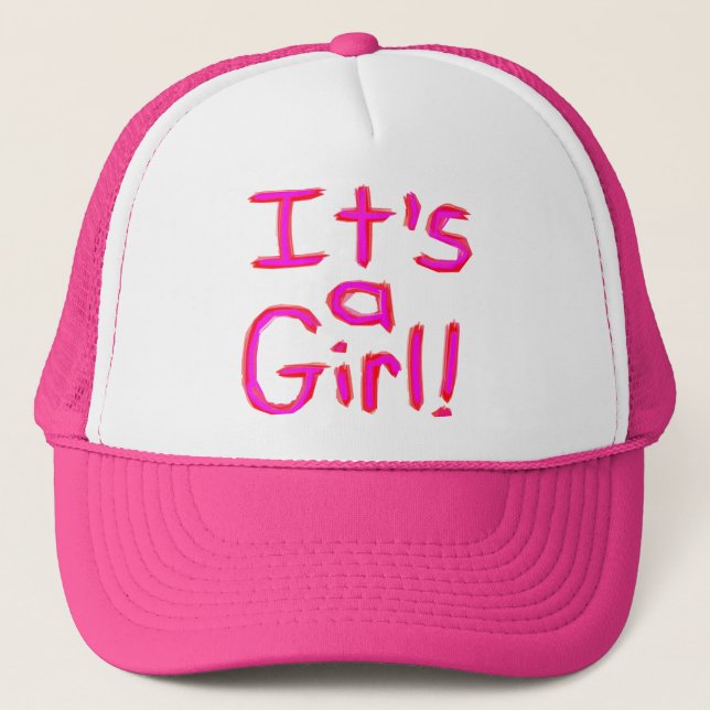 Gorra De Camionero ¡Es un Chica! (Anverso)