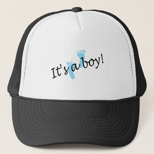 Gorra De Camionero Es un muchacho (los pies azules) (Anverso)