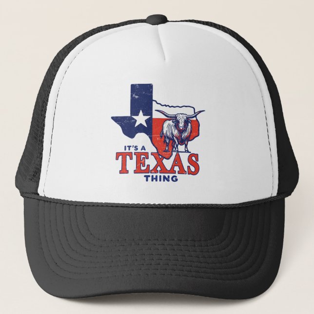 Gorra De Camionero Es una cosa de Texas (Anverso)
