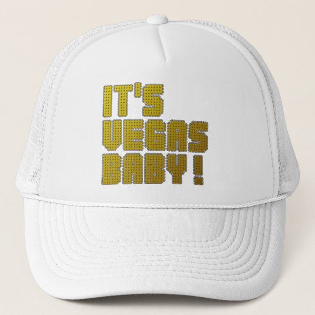 Gorra De Camionero ¡Es Vegas Bebé! (Anverso)