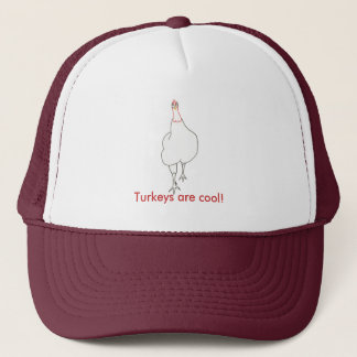 Gorra De Camionero Esbozo de arte - Turquía Strut, los pavos son geni