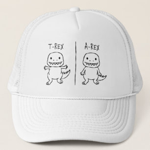 Gorra De Camionero Esbozo T-Rex de T-Pose