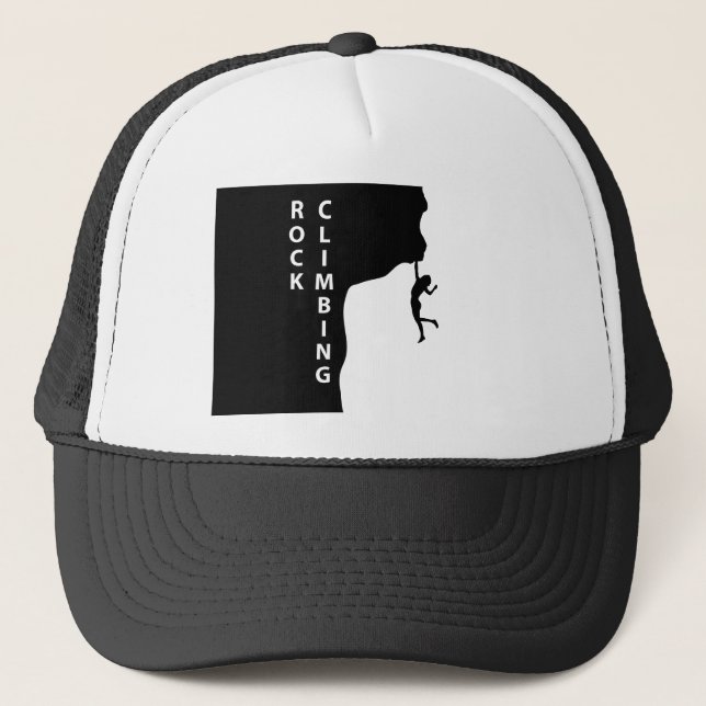 Gorra De Camionero Escalada de rocas (Anverso)