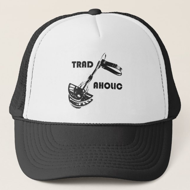 Gorra De Camionero Escalador de Rock Tradaholic (Anverso)