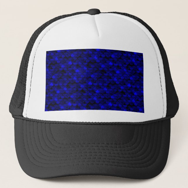 Gorra De Camionero Escalas de sirena azul oscuro (Anverso)