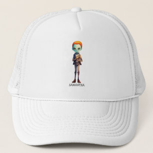 Gorra De Camionero Escandaloso pero lindo niño zombi - Adorable Macab