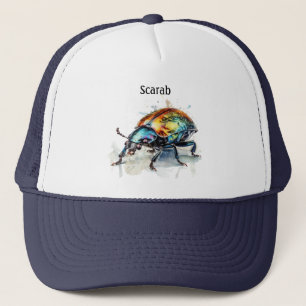 Gorra De Camionero Escarabajo irlandés en acuarela, personalizado