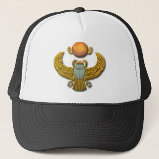Gorra De Camionero Escarabajo sagrado egipcio antiguo - oro