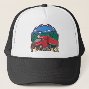 Gorra De Camionero Escena de la montaña del camionero