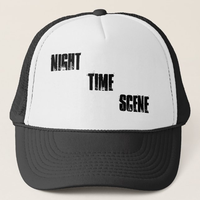 GORRA DE CAMIONERO ESCENA DE LA NOCHE (Anverso)