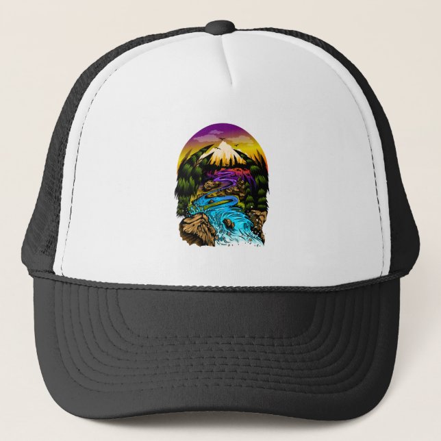 Gorra De Camionero Escena exterior (Anverso)