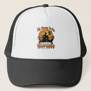Gorra De Camionero Escoba Rota Camarera Bruja de Halloween Casa Embru