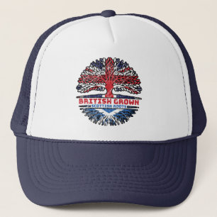Gorra De Camionero Escocés Escocia Reino Unido Británico Árbol