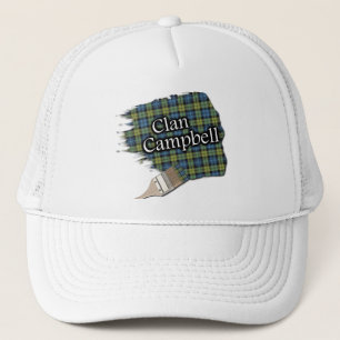 Gorra De Camionero Escocia Campbell Tartan Paint Brush Cap