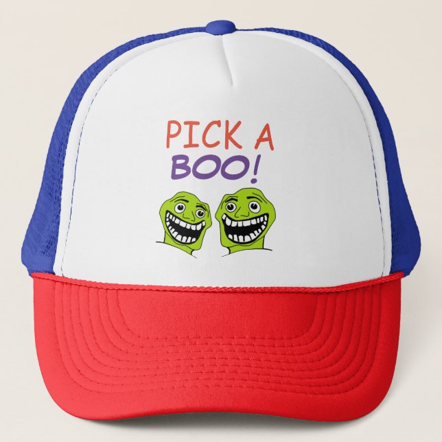 Gorra De Camionero escoge un boo. (Anverso)