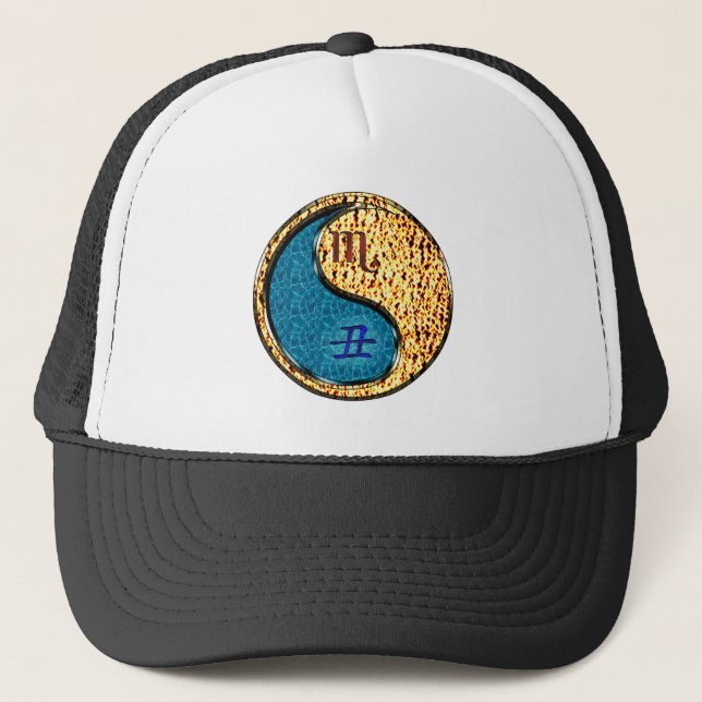 Gorra De Camionero Escorpio & Buey de Fuego (Anverso)