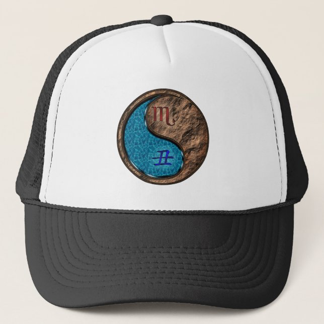 Gorra De Camionero Escorpio & Buey de Tierra (Anverso)