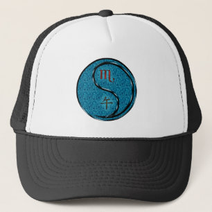 Gorra De Camionero Escorpio & Caballo de Agua