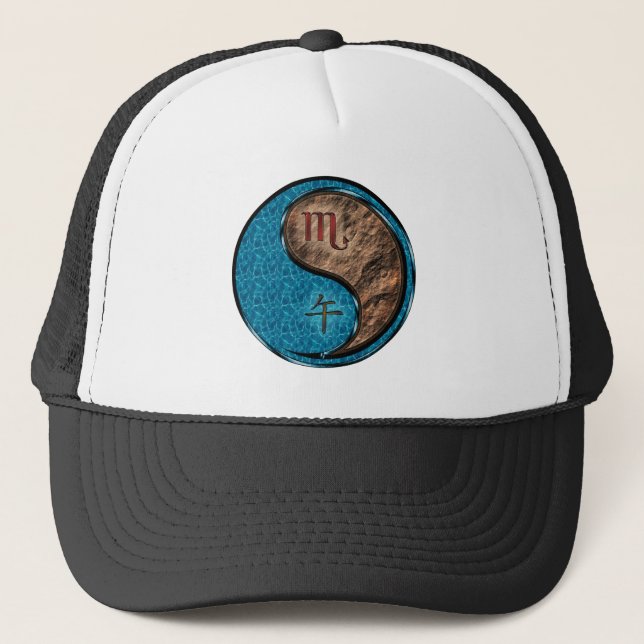 Gorra De Camionero Escorpio & Caballo de Tierra (Anverso)