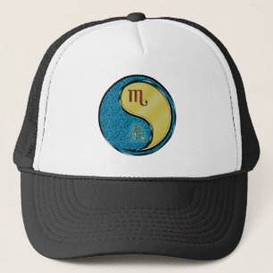 Gorra De Camionero Escorpio & Dragón de Metal