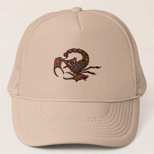 Gorra De Camionero Escorpión (Anverso)
