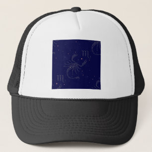 Gorra De Camionero escorpión de estrellas