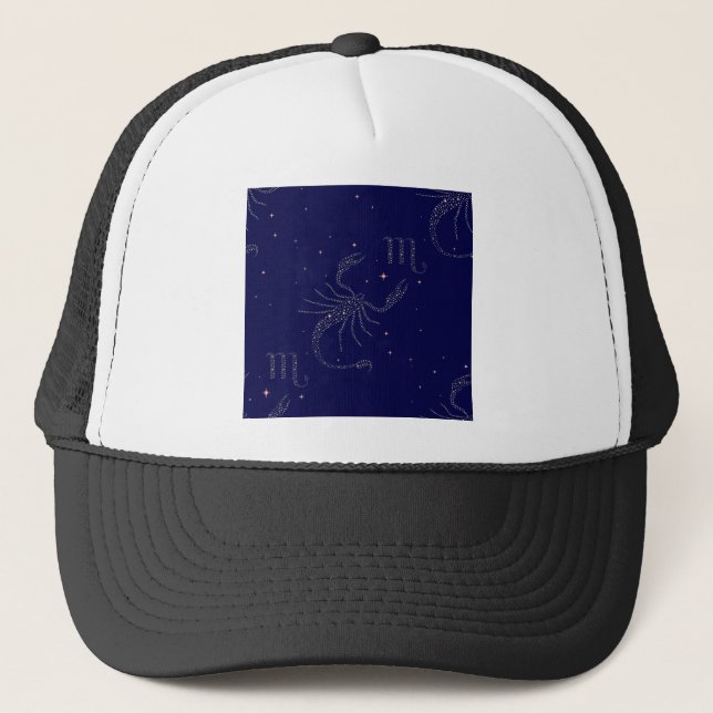 Gorra De Camionero escorpión de estrellas (Anverso)