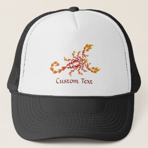 Gorra De Camionero Escorpión de llamas