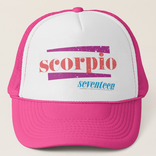 Gorra De Camionero Escorpión LtPink (Anverso)