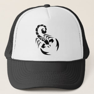 Gorra De Camionero escorpión negro