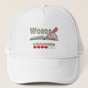 Gorra De Camionero Escribiendo palabras