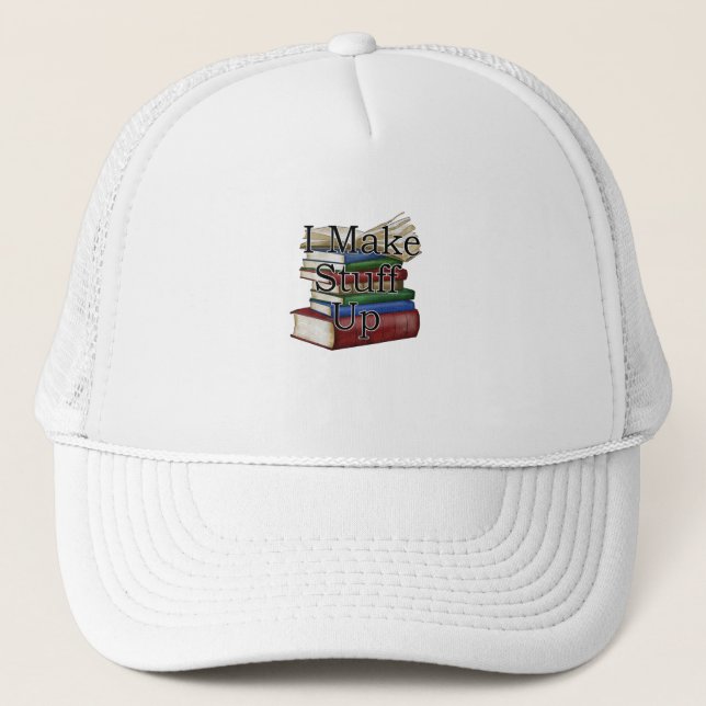 Gorra De Camionero Escritor gracioso que escribe libros (Anverso)