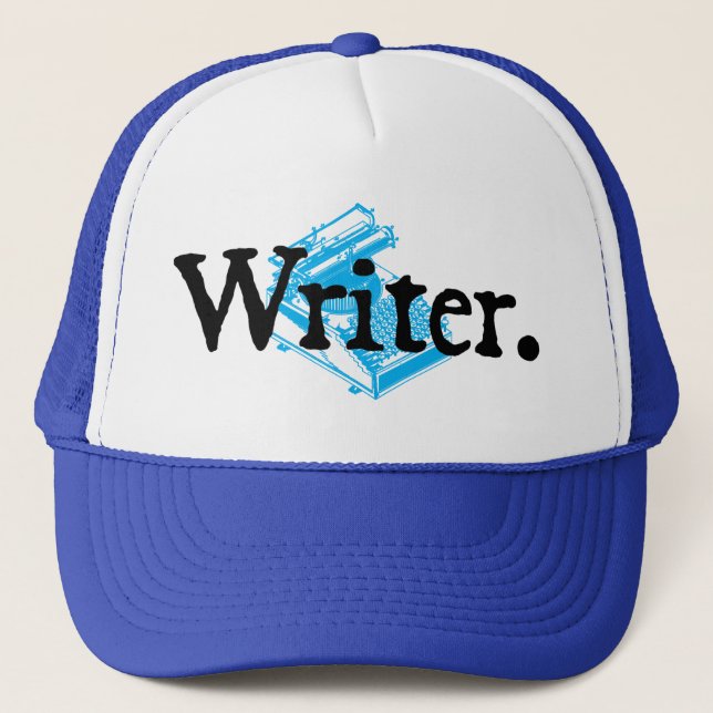 Gorra De Camionero Escritor (letras negras) (Anverso)