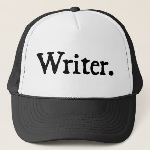 Gorra De Camionero Escritor (letras negras)